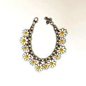 Brighton Dangling Daisies/Daisy Charm Bracelet
